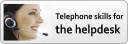 professional telephone skills for the helpdesk